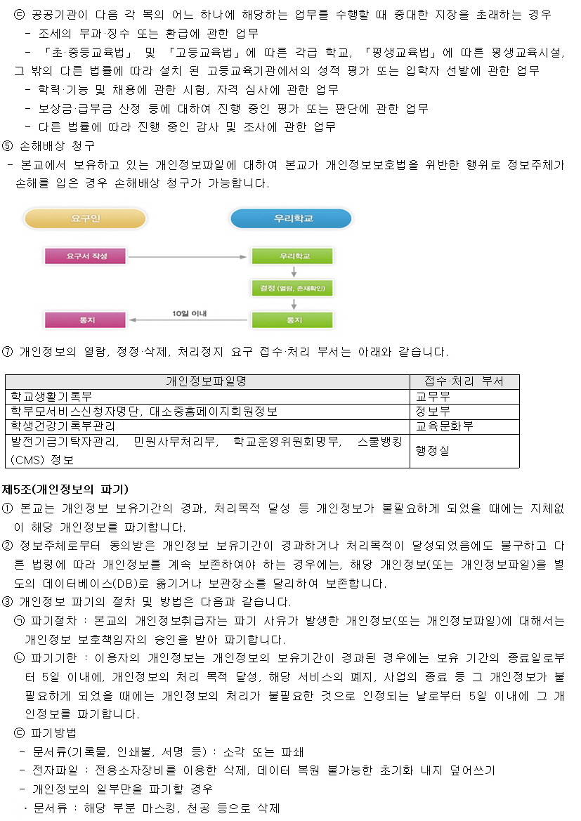 꾸미기_홈페이지 개인정보처리방침 게재(2019년 3월 28일)003