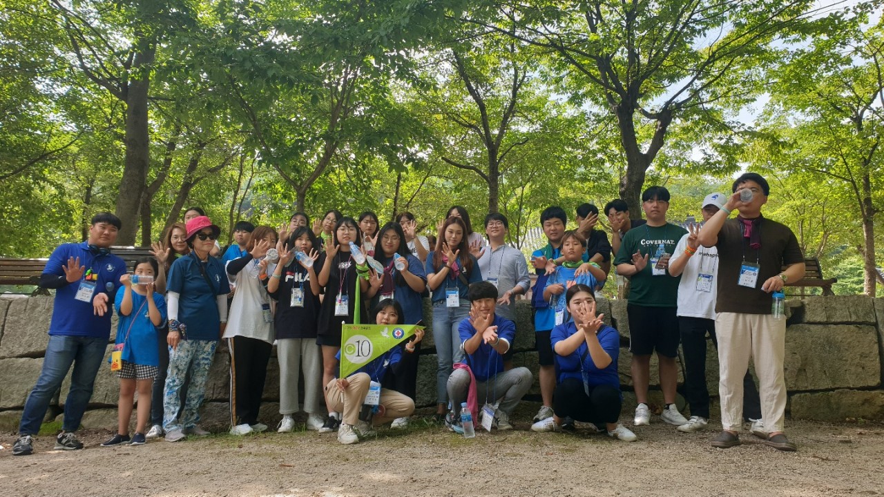 충북지부 참여학생 및 교사 단체사진