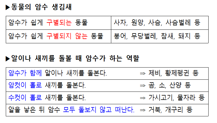 5월 29일 과학정리