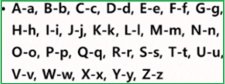 알파벳 대소문자-1