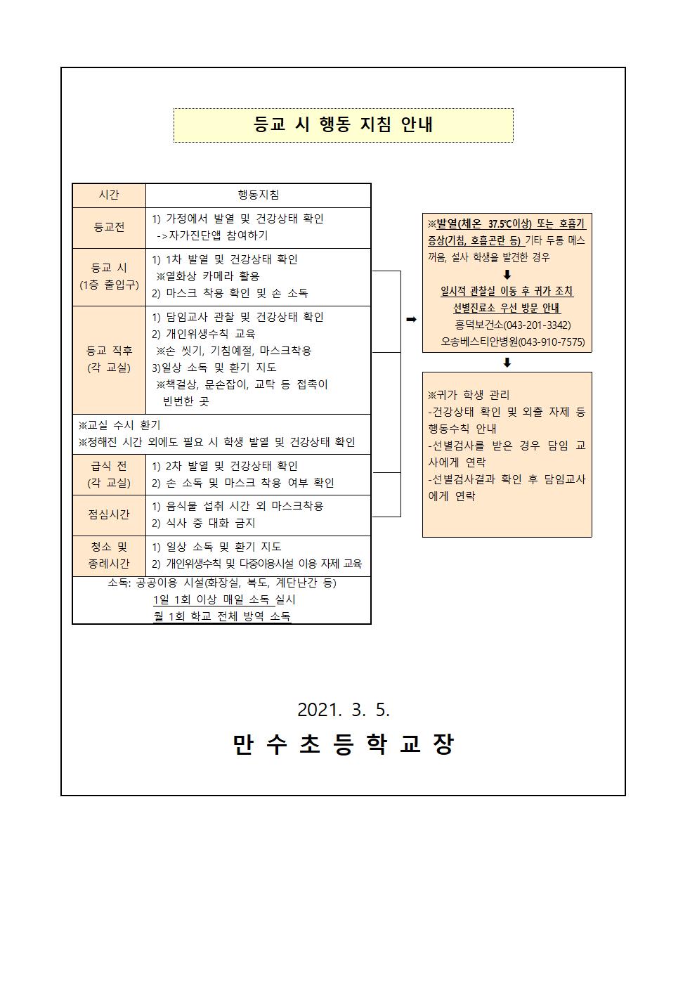 2021학년도 코로나 19 예방 방역관리 안내 가정통신문(최종)003