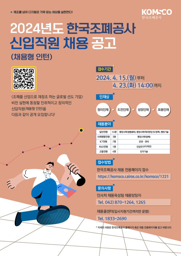 한국조폐공사(2024)_채용포스터-웹용