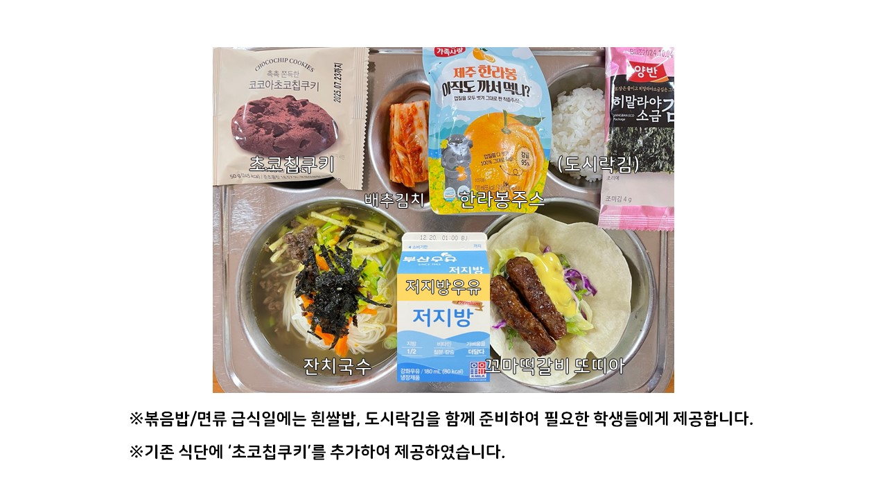 식단게시서식