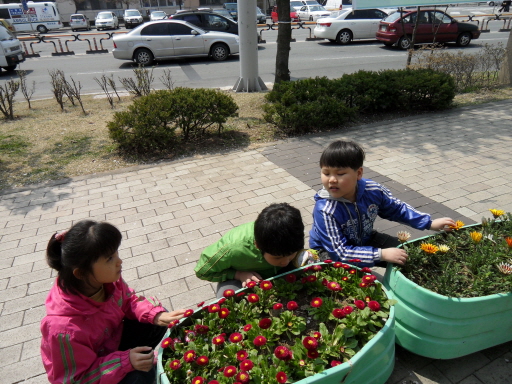 따스한 봄햇살을 맞으며 꽃구경을 해요.