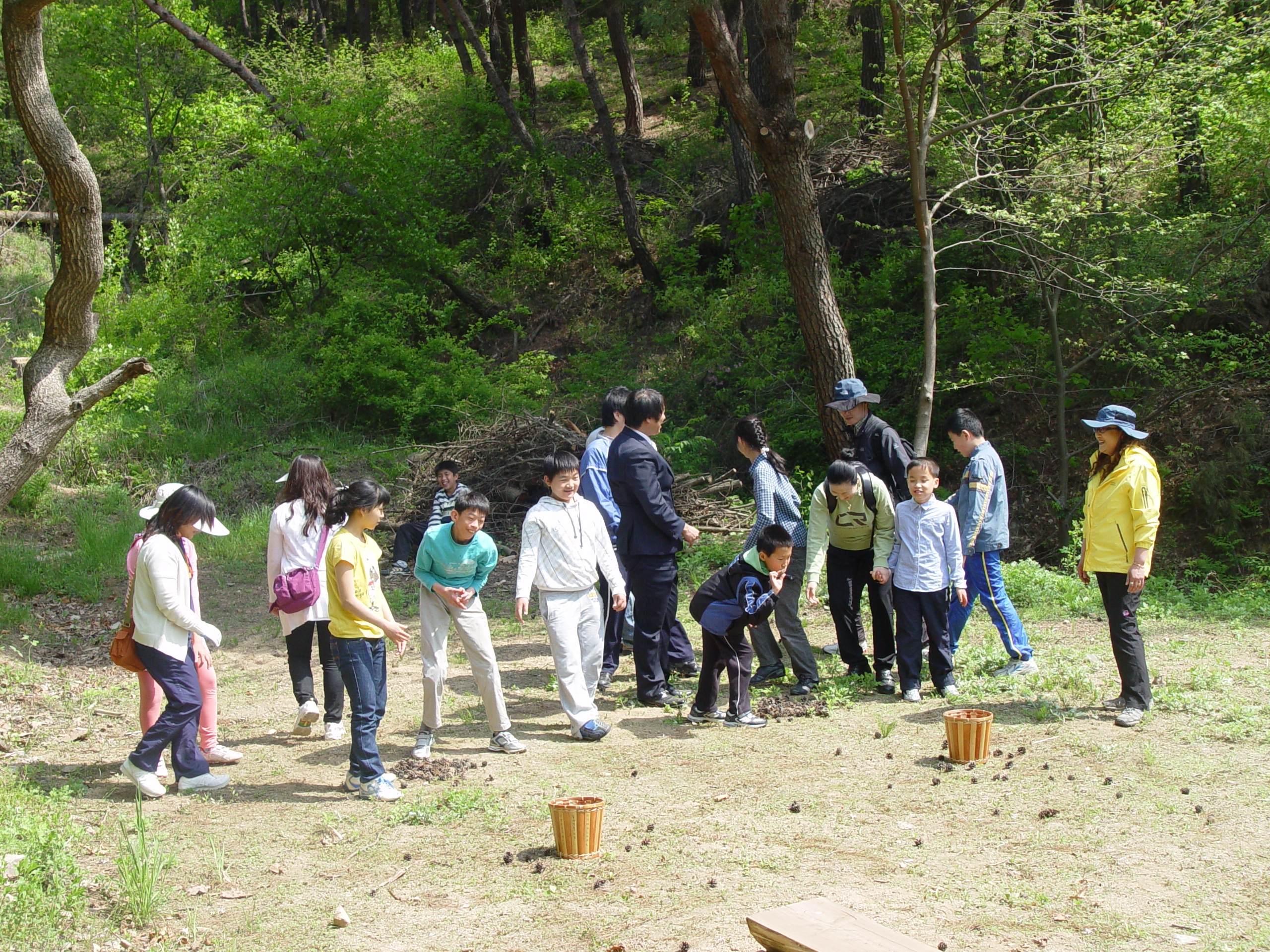 솔방울 던지기