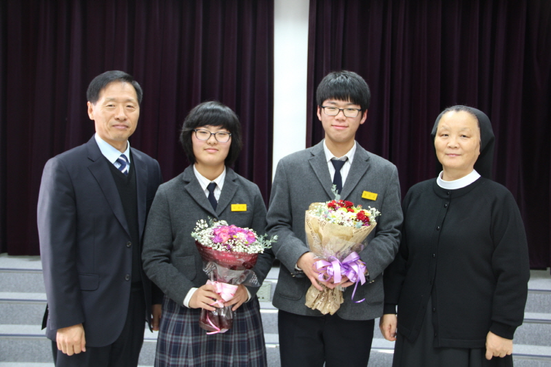 학생회장 및 부회장 당선자 사진