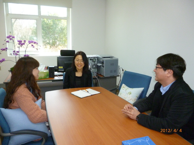 대구대학교 사회복지과 강영희 학생 지도교수님과 면담