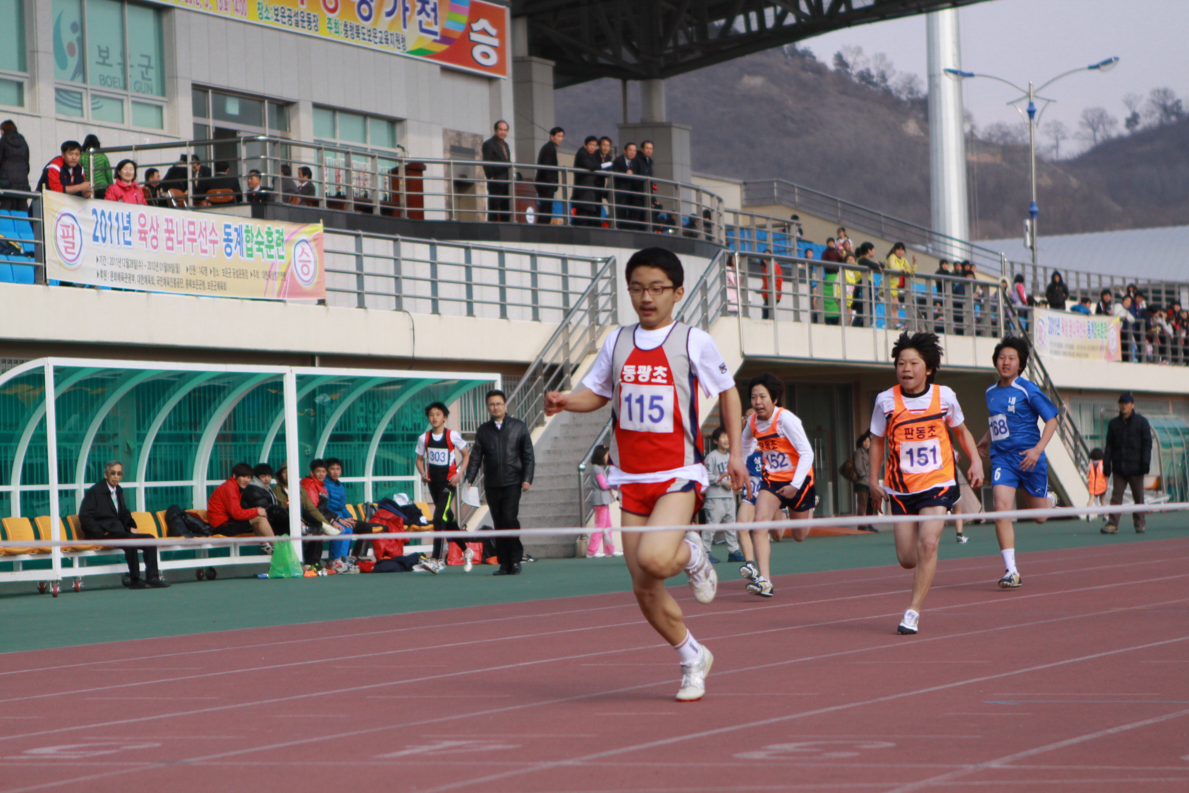 100m 1위 맹승열 선수