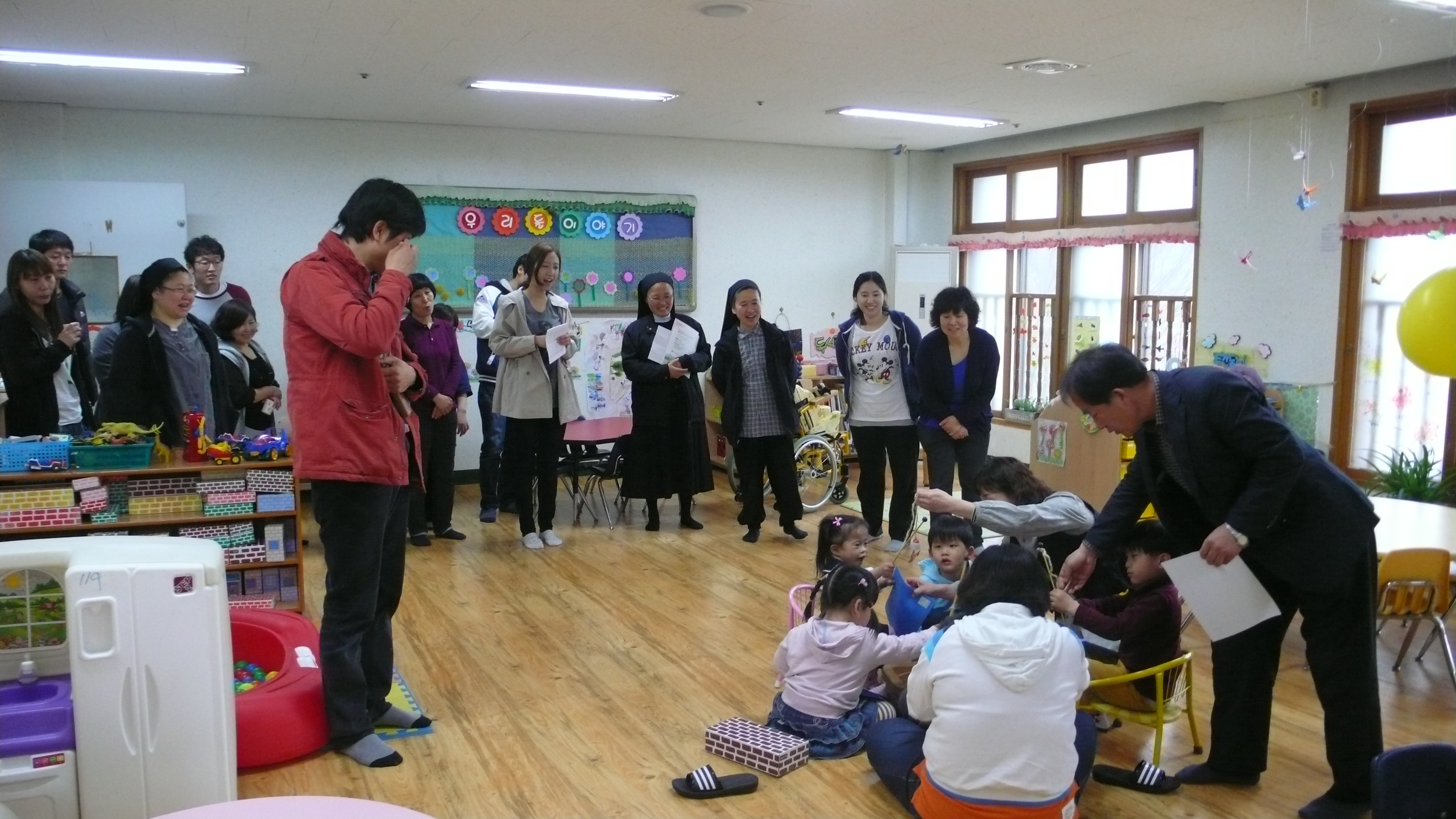 우리 학교의 제일 막내들의 수업시간