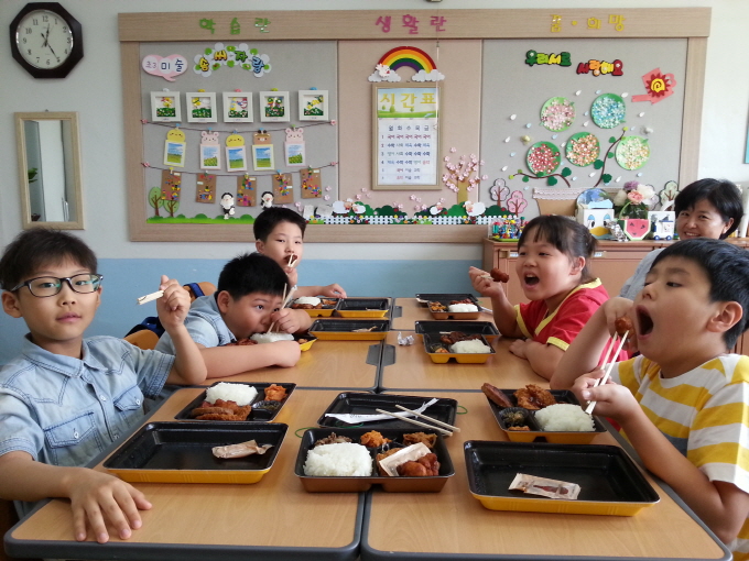 도시락 먹기- 전체
