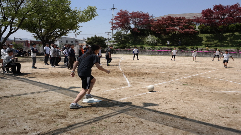 남여 발야구경기