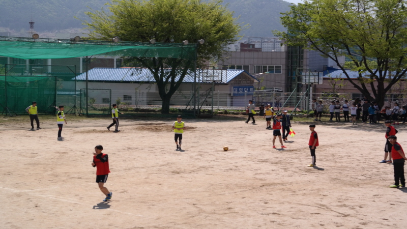 남학생 축구경기