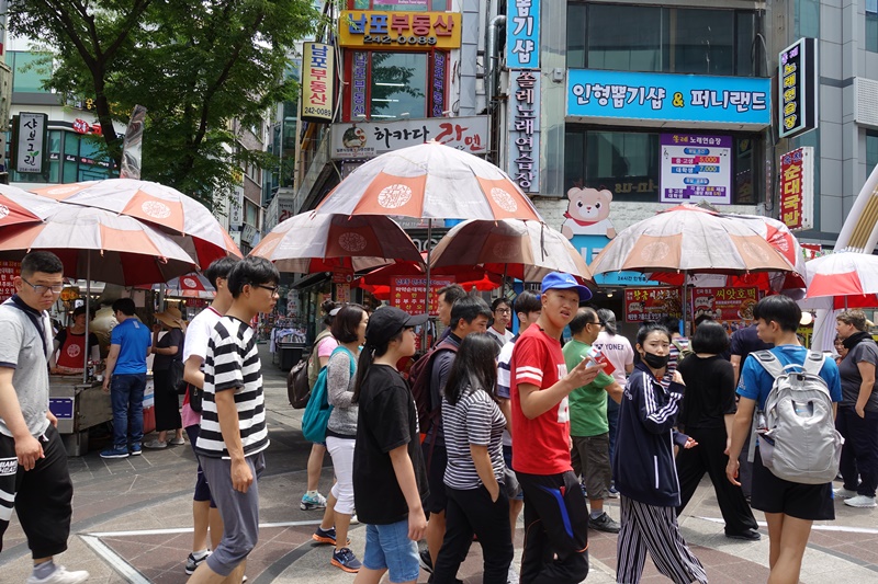 부산 국제 시장 견학