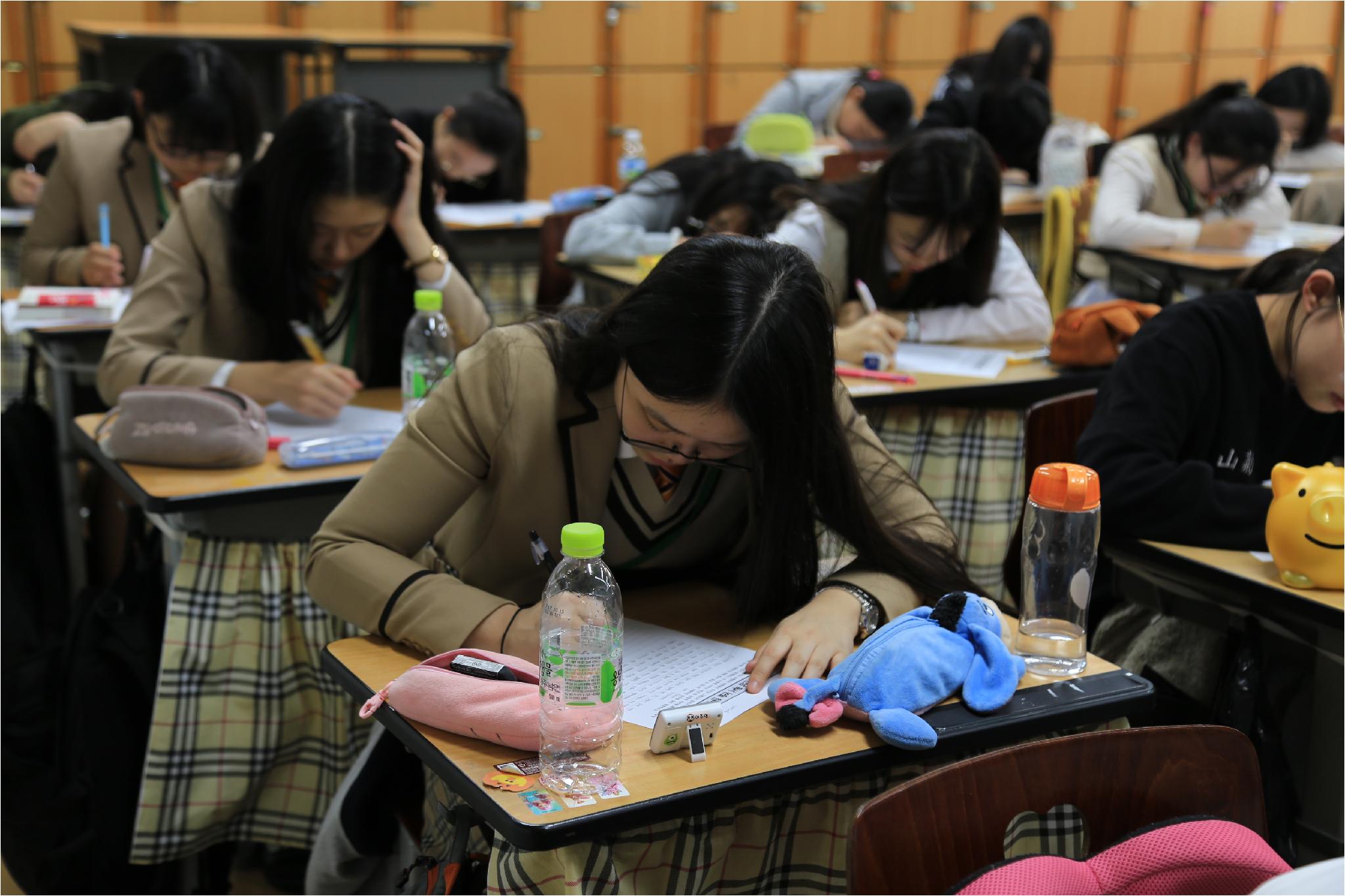 독서 논술 한마당에 참여한 학생