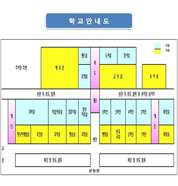 학교 안내도