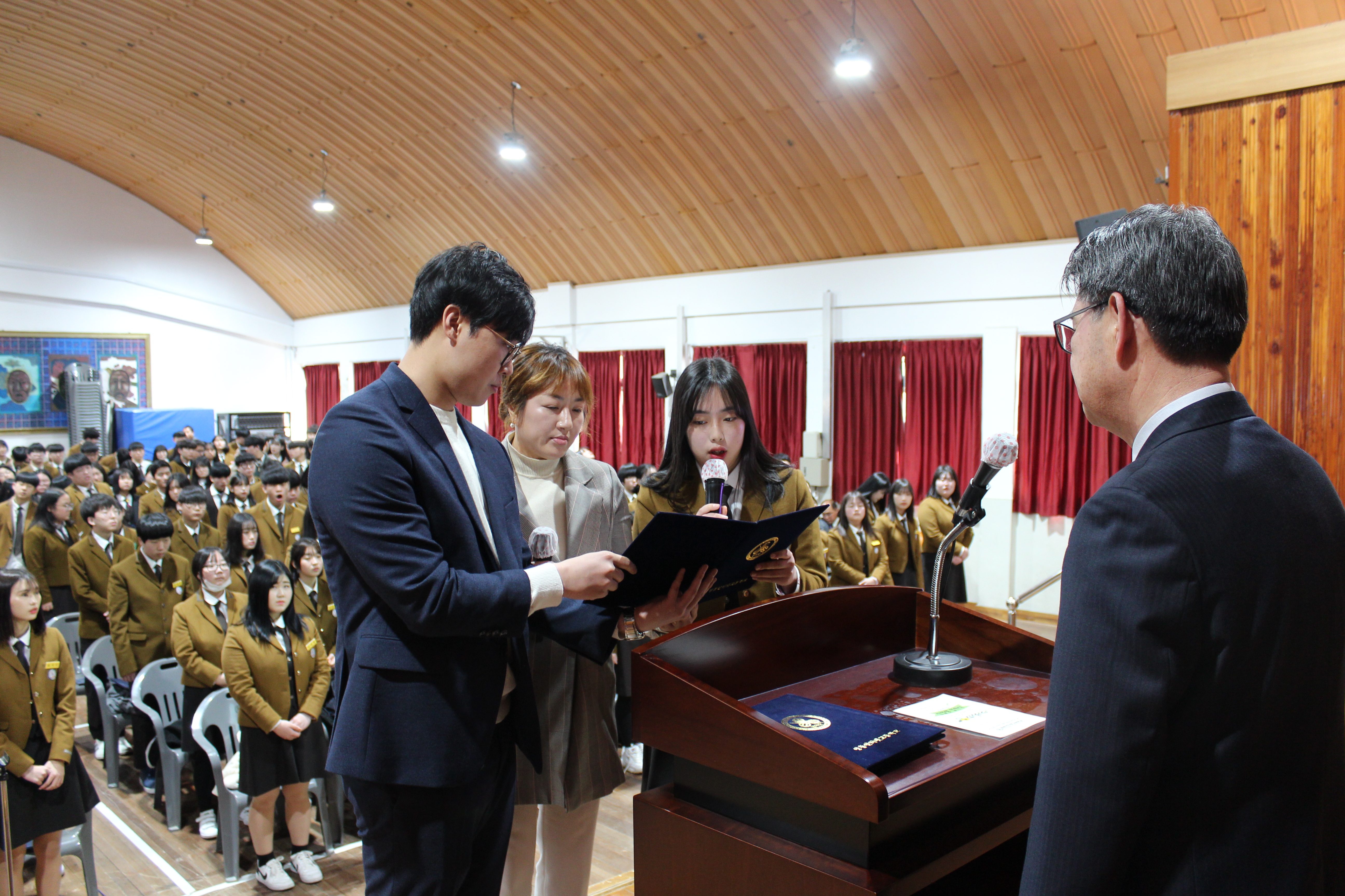 입학식_학교 규칙 선서_업