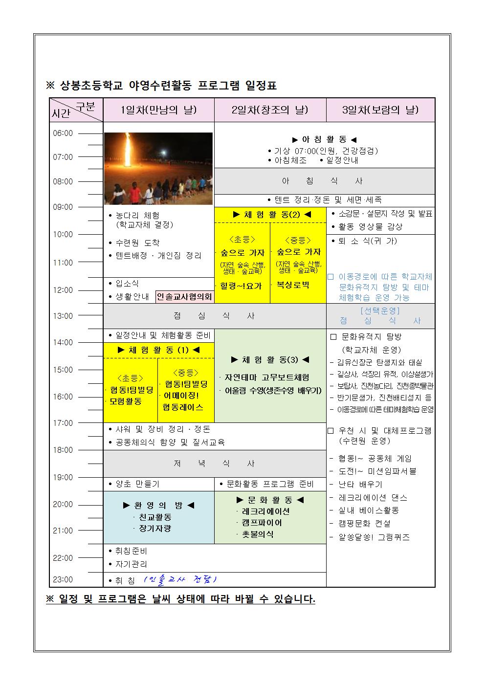 2019. 학생 야영수련활동_안내 및 참가 동의서002