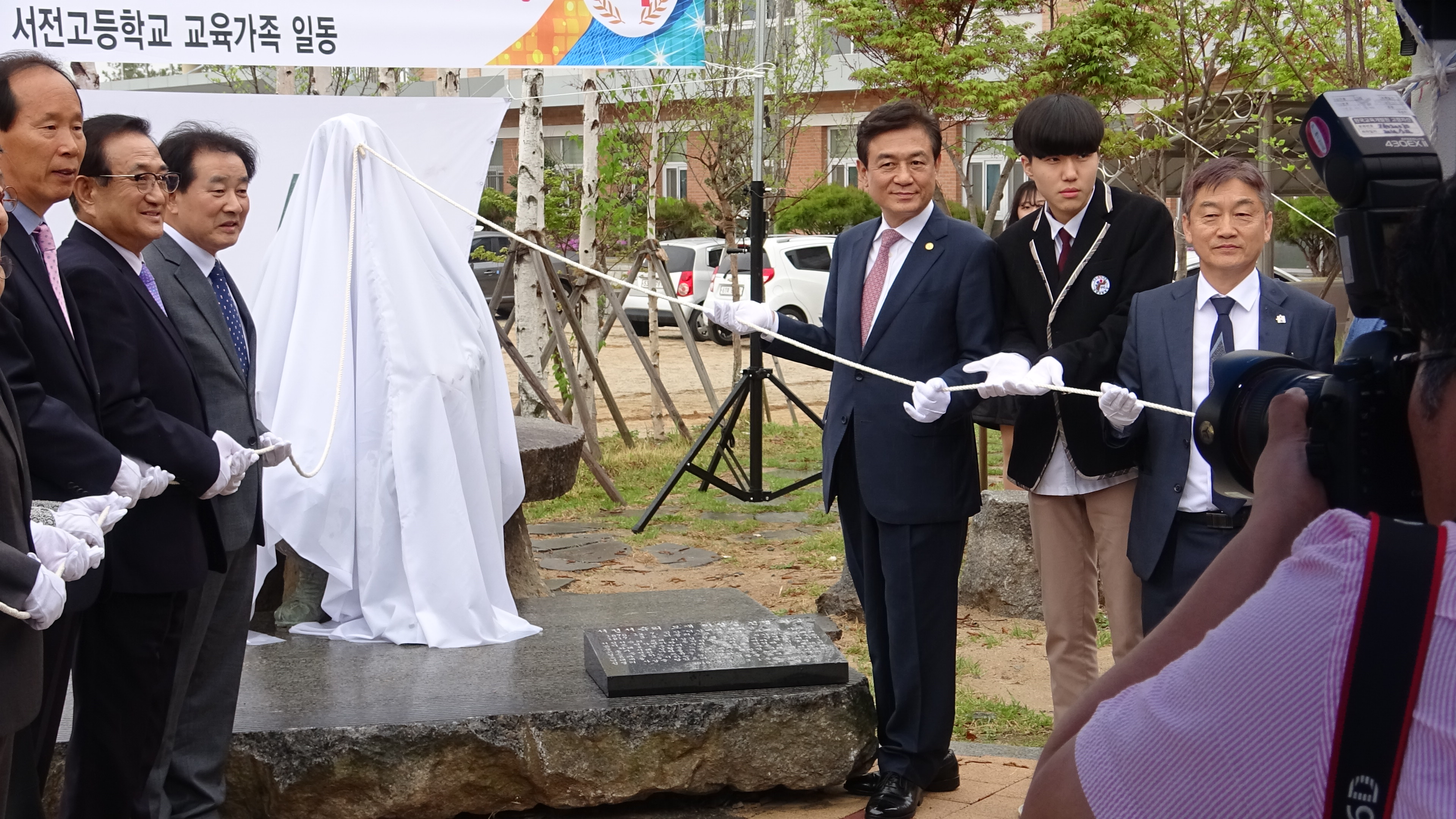 이상설 선생 좌상 제막식(19.4.25)1