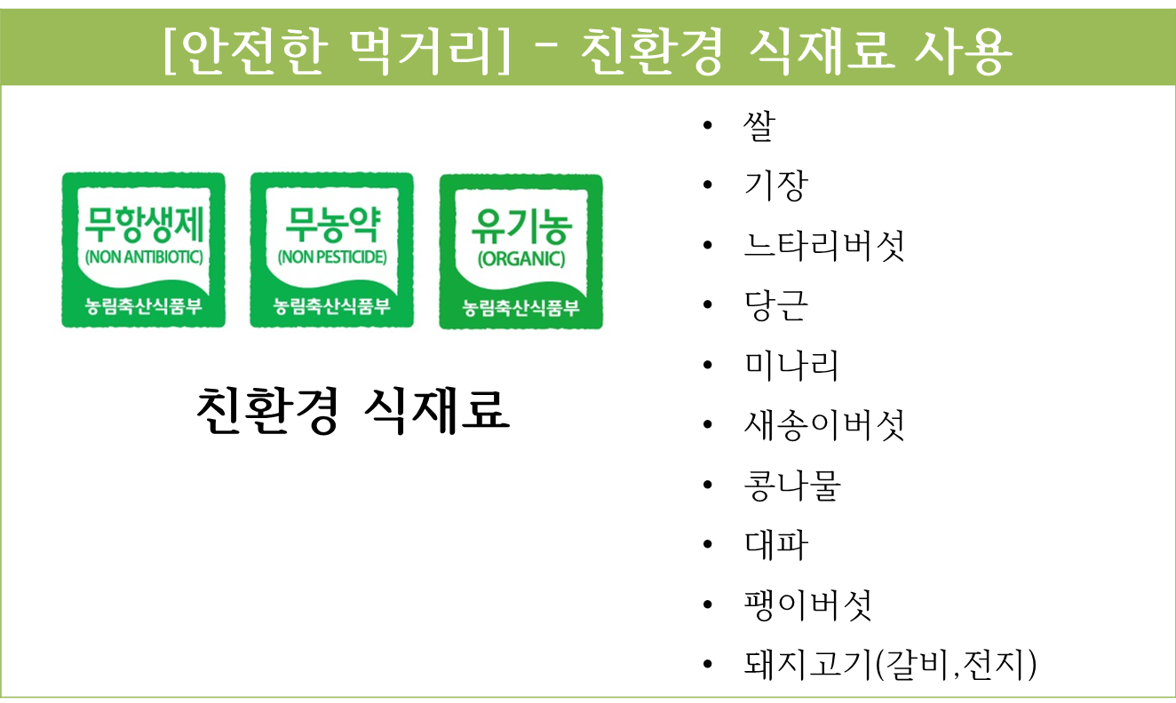 5월 2일 친환경식재료