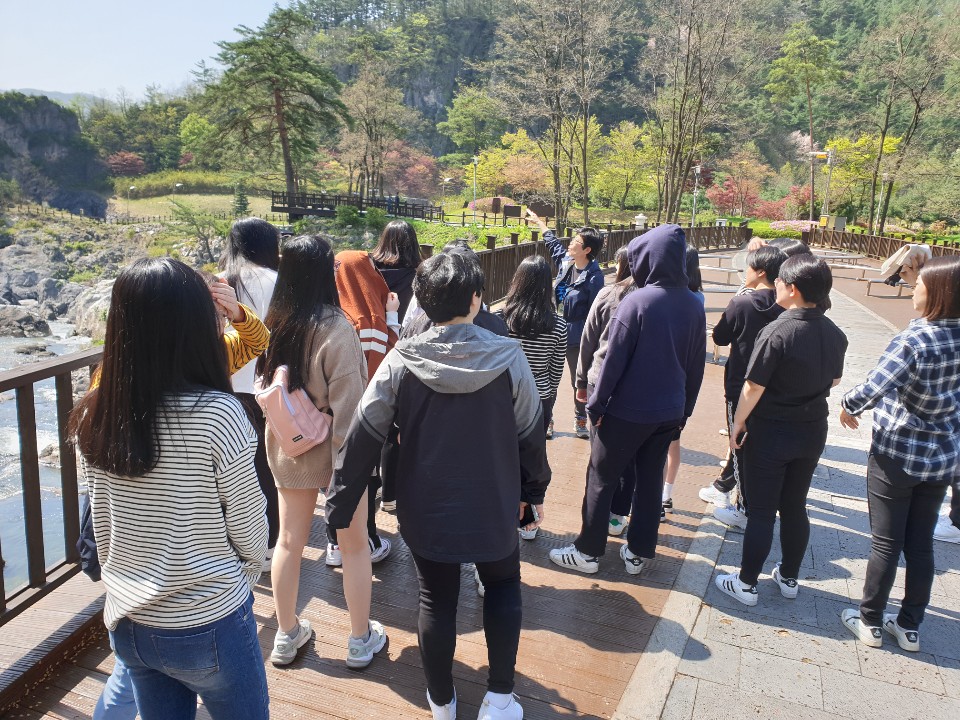 구문소 및 단층 경계면 설명