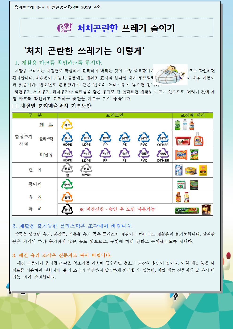 6월 음식물쓰레기 줄이기 교육자료001