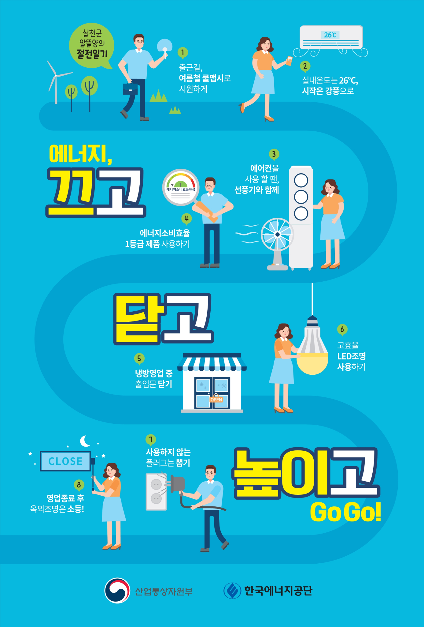 2019년 여름철 에너지절약 포스터