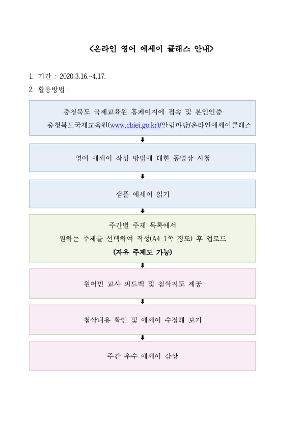 온라인 영어 에세이 클래스 안내_1