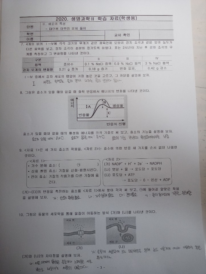 생명 과제3