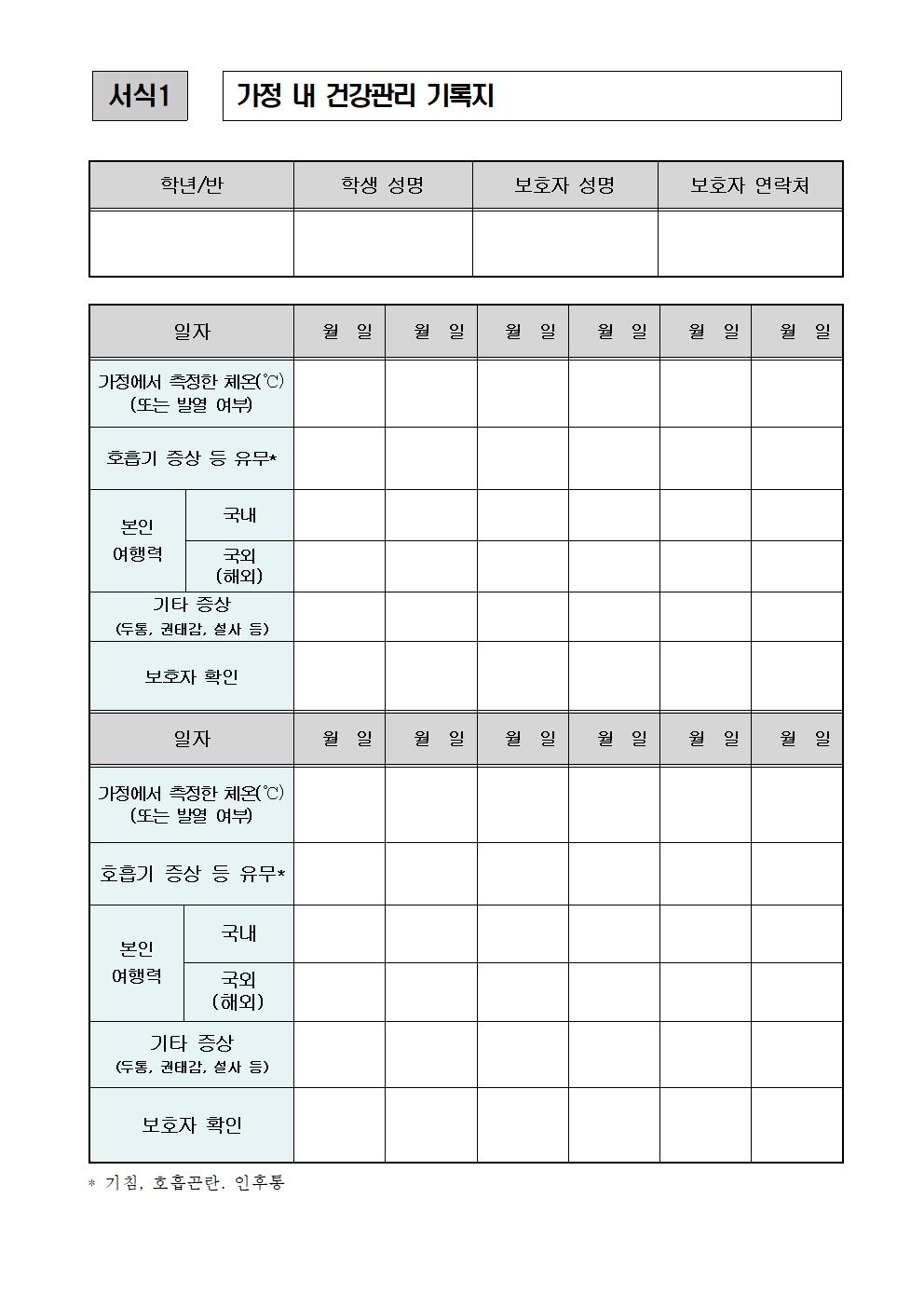 2020.초강초등학교 봄3호 보건소식지003