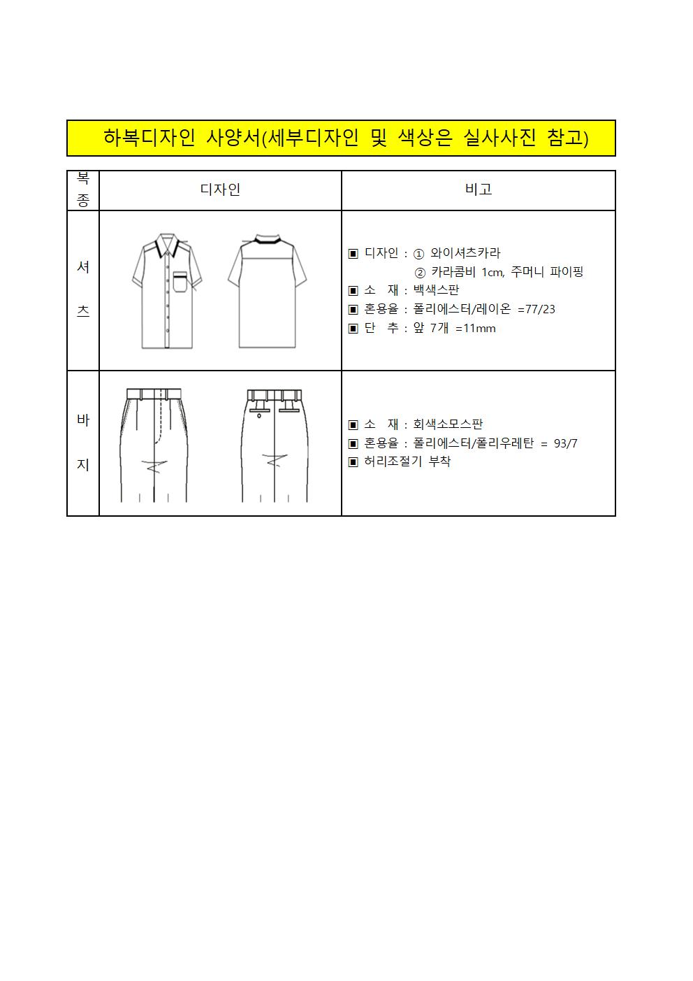 2021학년도 신입생 교복  사양서003