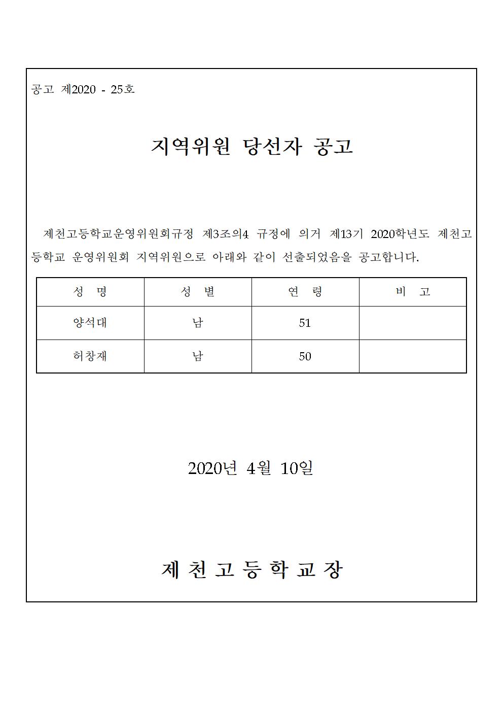 지역위원 당선자 공고문_홈페이지 탑재용001