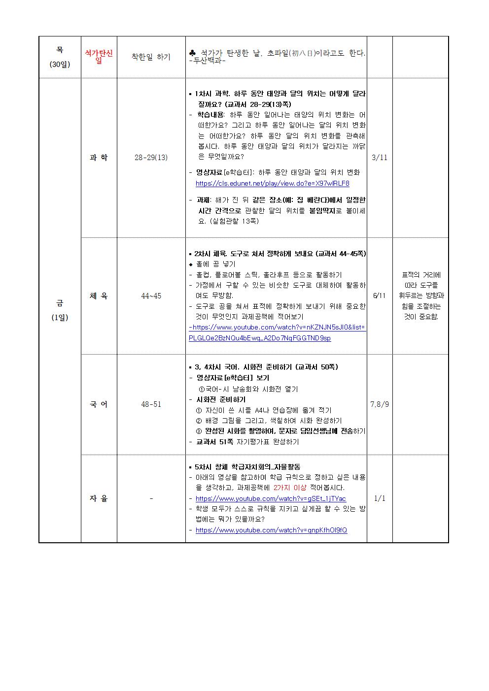 [한글file] 4월27일-5월1일 온라인 주간학습 계획004