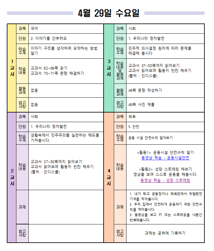 4월 29일 일일학습계획 (1)