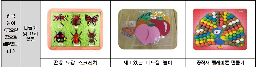 5월 2주 집콕놀이 