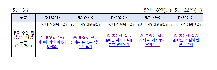 [2학년]5월 3주 원격수업 주간학습계획(3)003