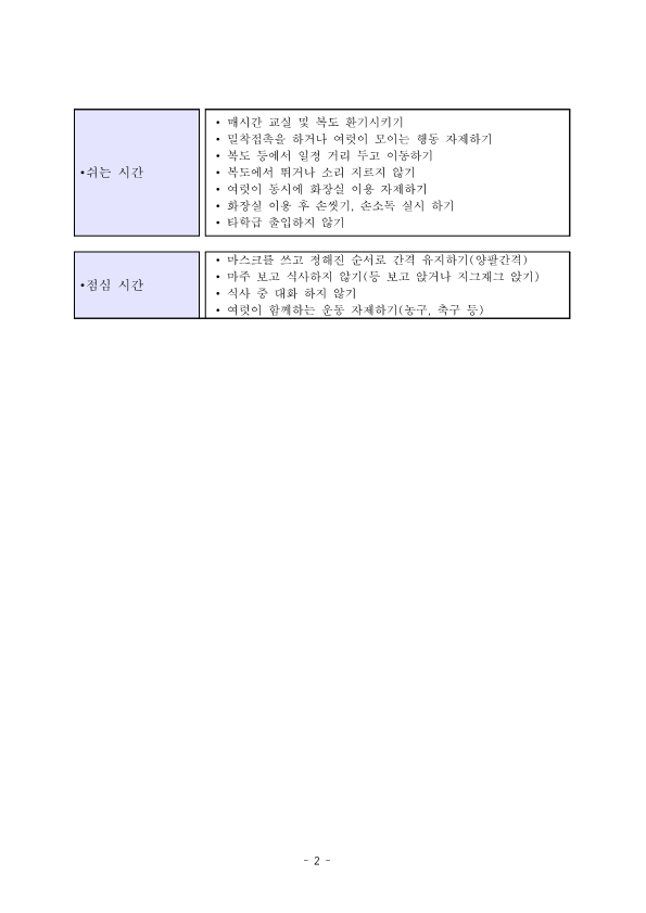 등교수업에 따른 코로나19 감염예방 생활교육_2