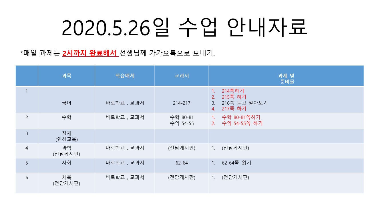 5.26 수업자료 안내