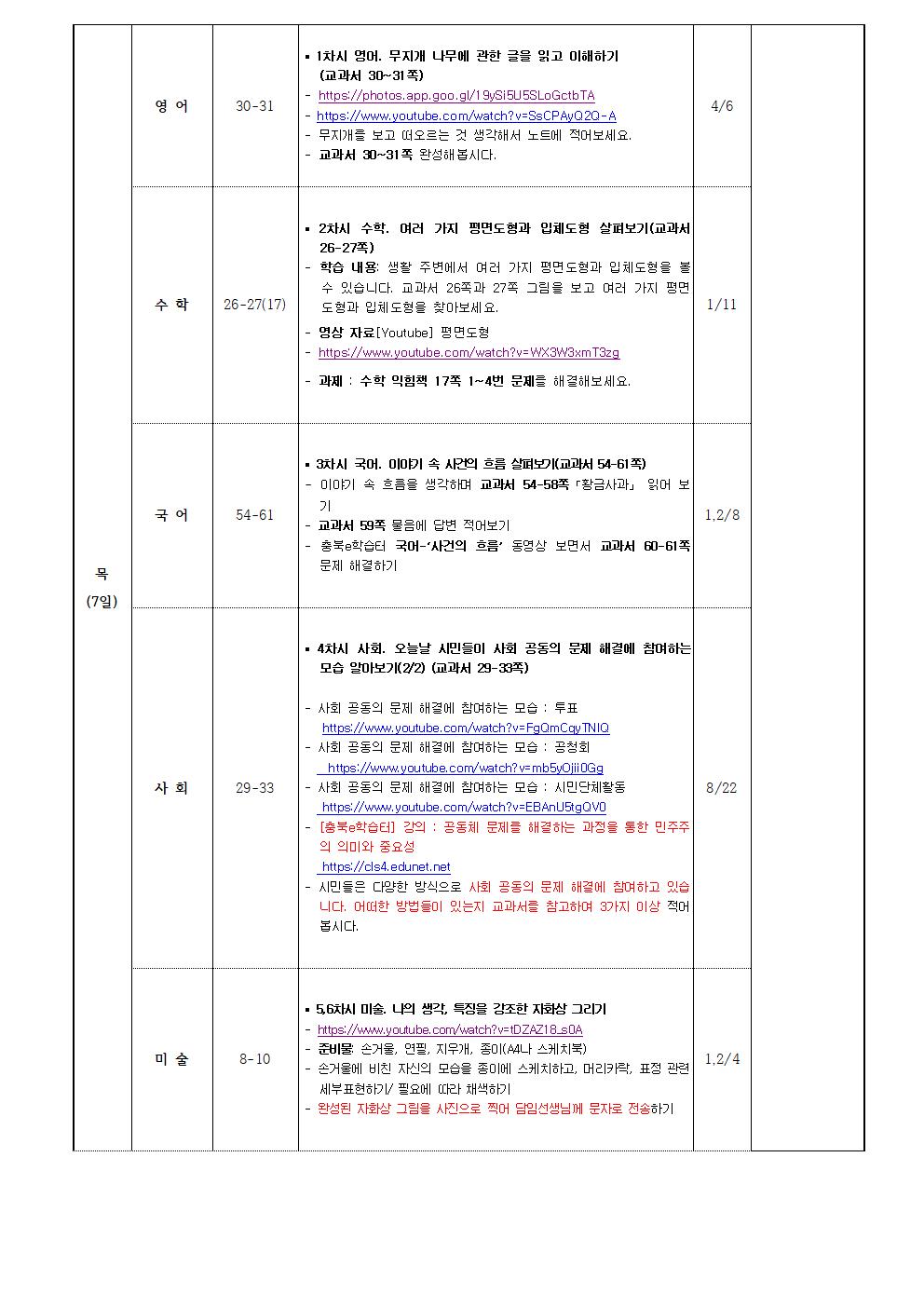 6학년1반_ 5월 4일 - 5월 8일(4주)002