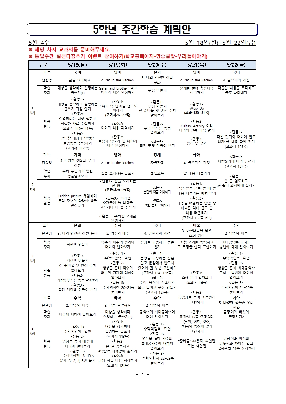 5학년_5월4주 주간학습계획001