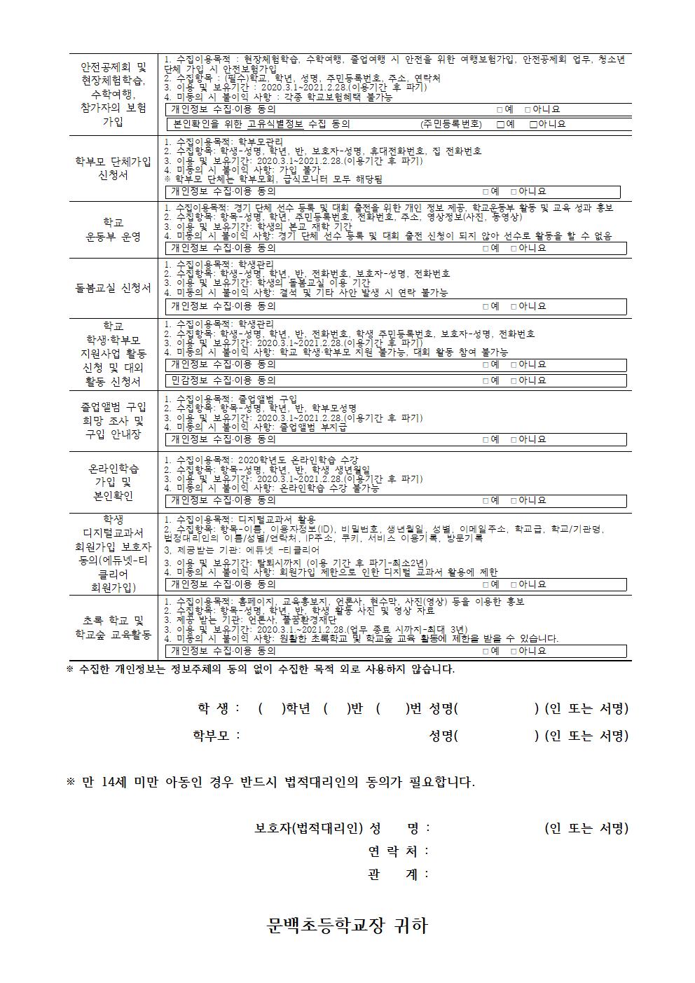 2020.개인정보 수집,이용 동의 안내003