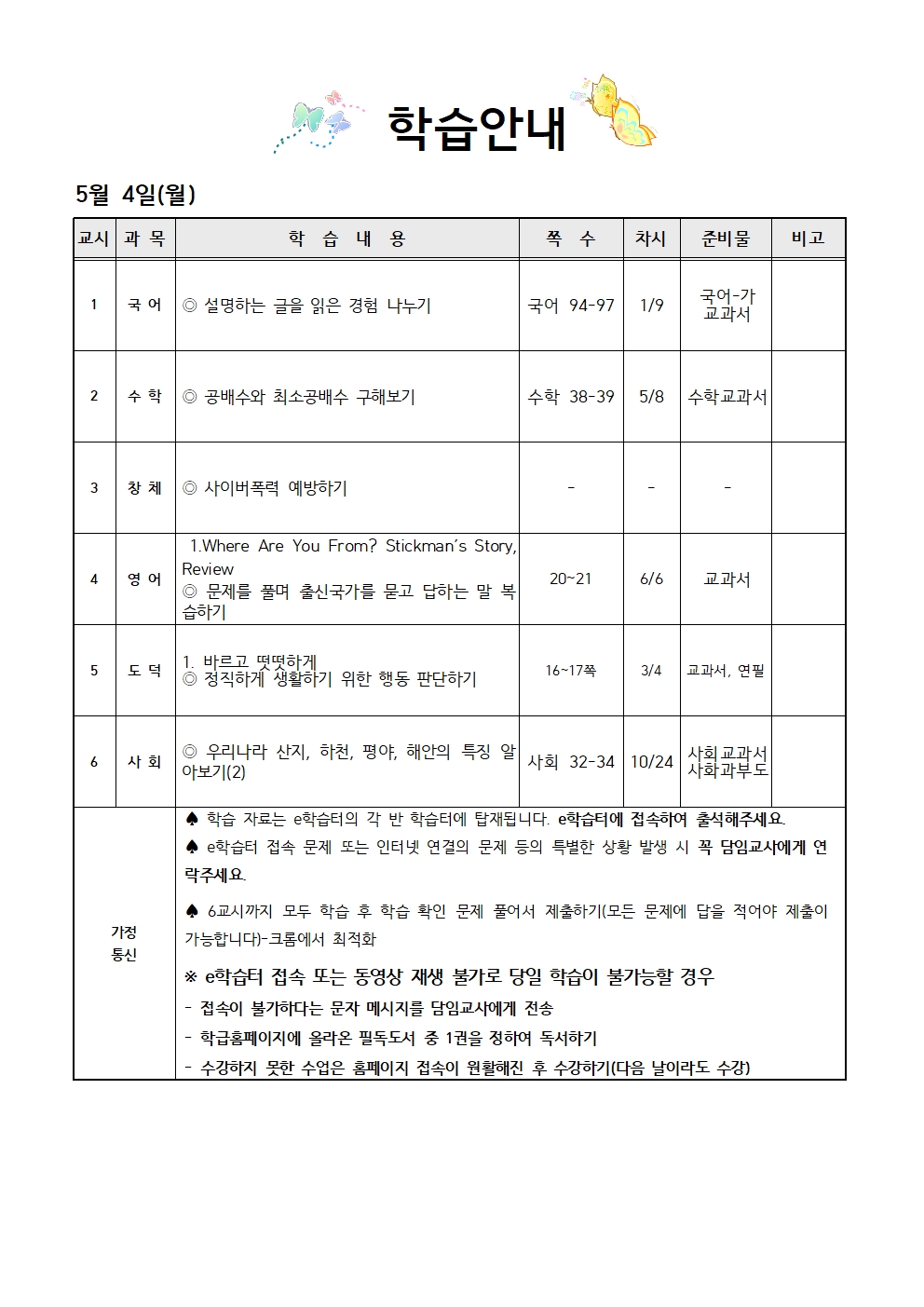 5.4 학습안내서식001