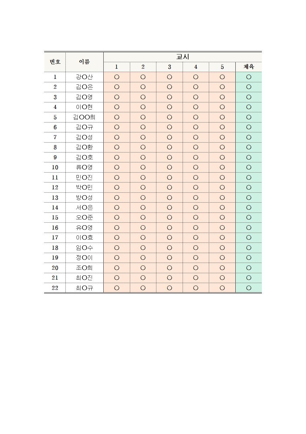전원출석(금)