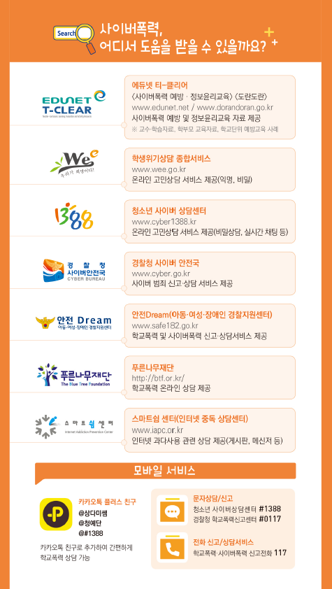 사이버폭력도움