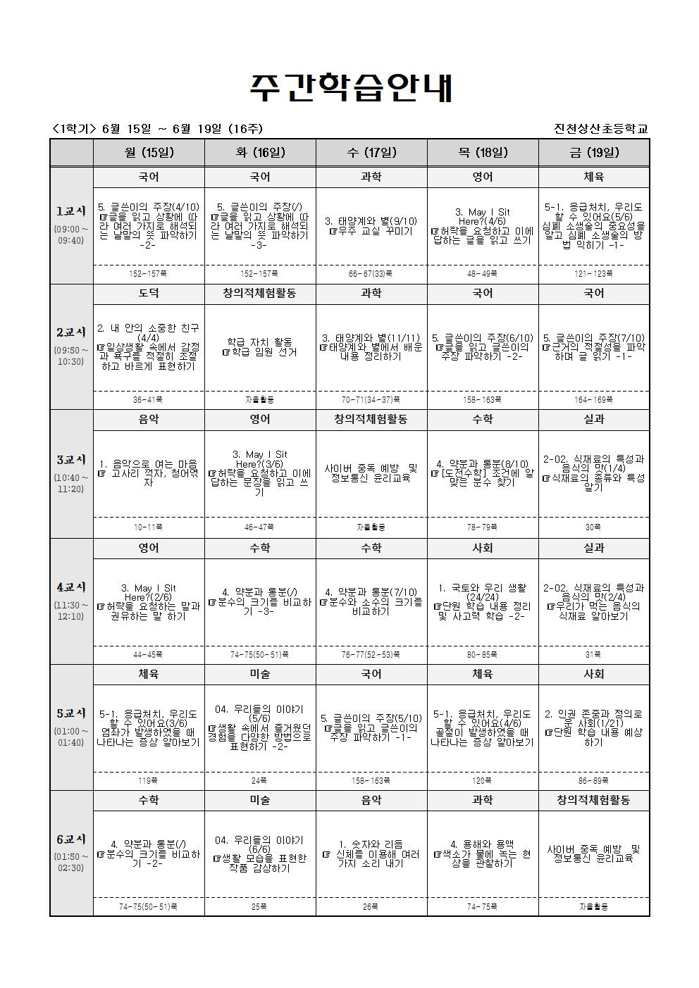 주간학습_5학년_4반_(1학기)6월15일~6월20일(16주)001