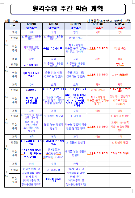 주안6월2주