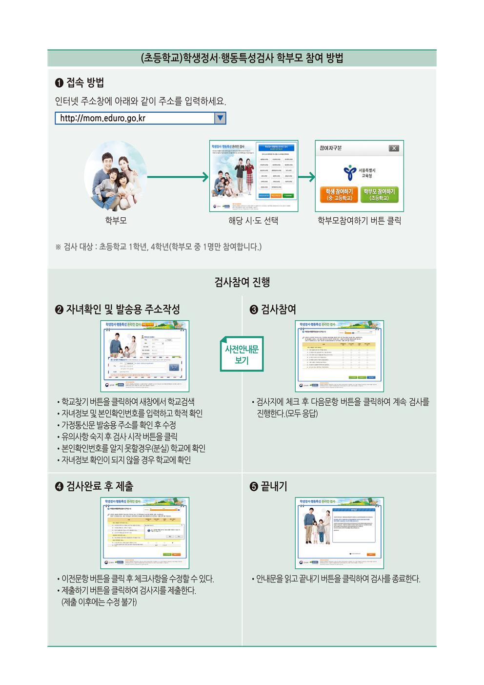 2020.1학년, 4학년 대상 학생정서,행동특성검사 안내002