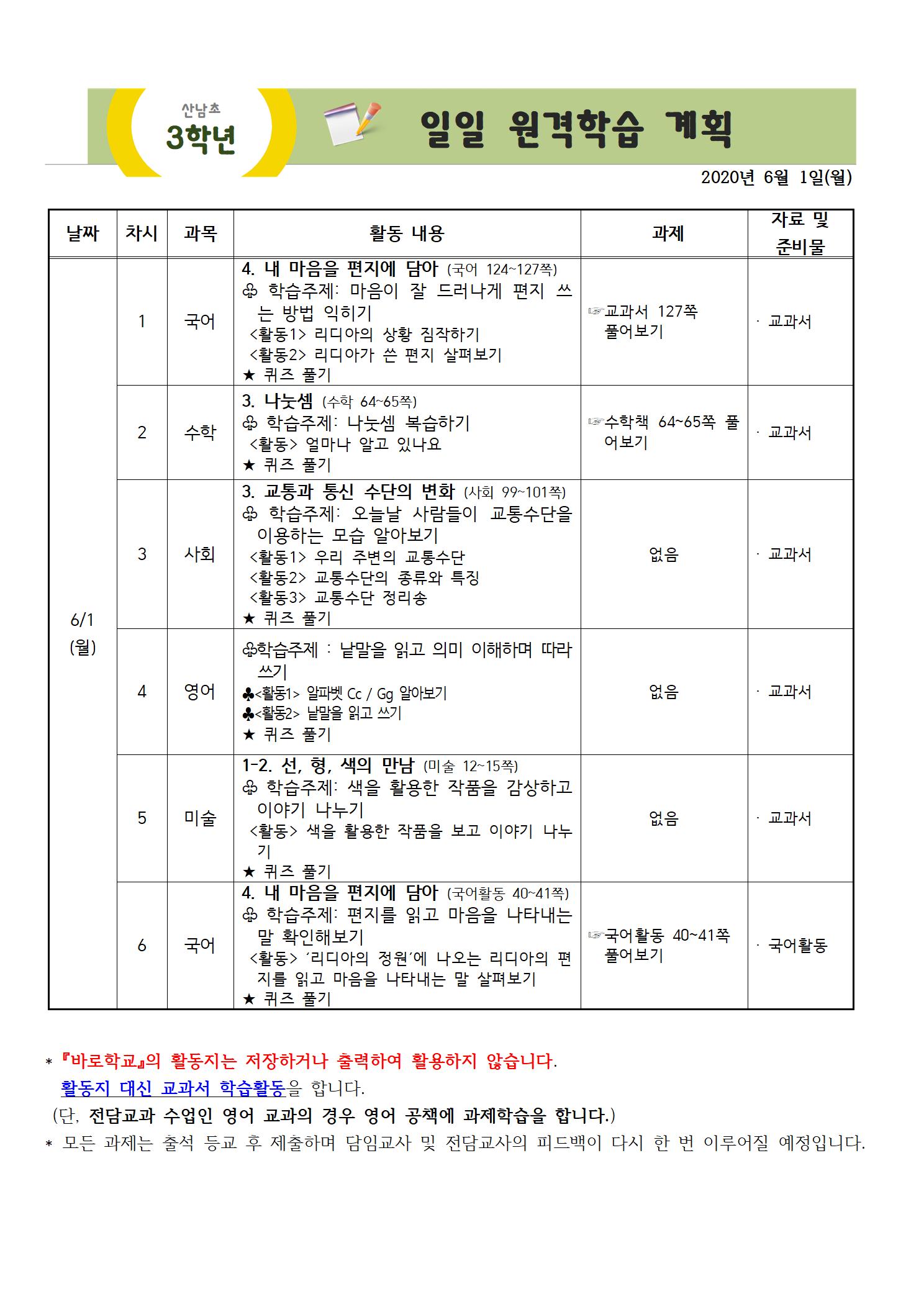 6월 1일 월