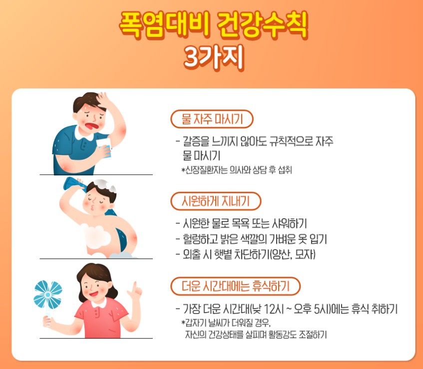 폭염대비건강수칙