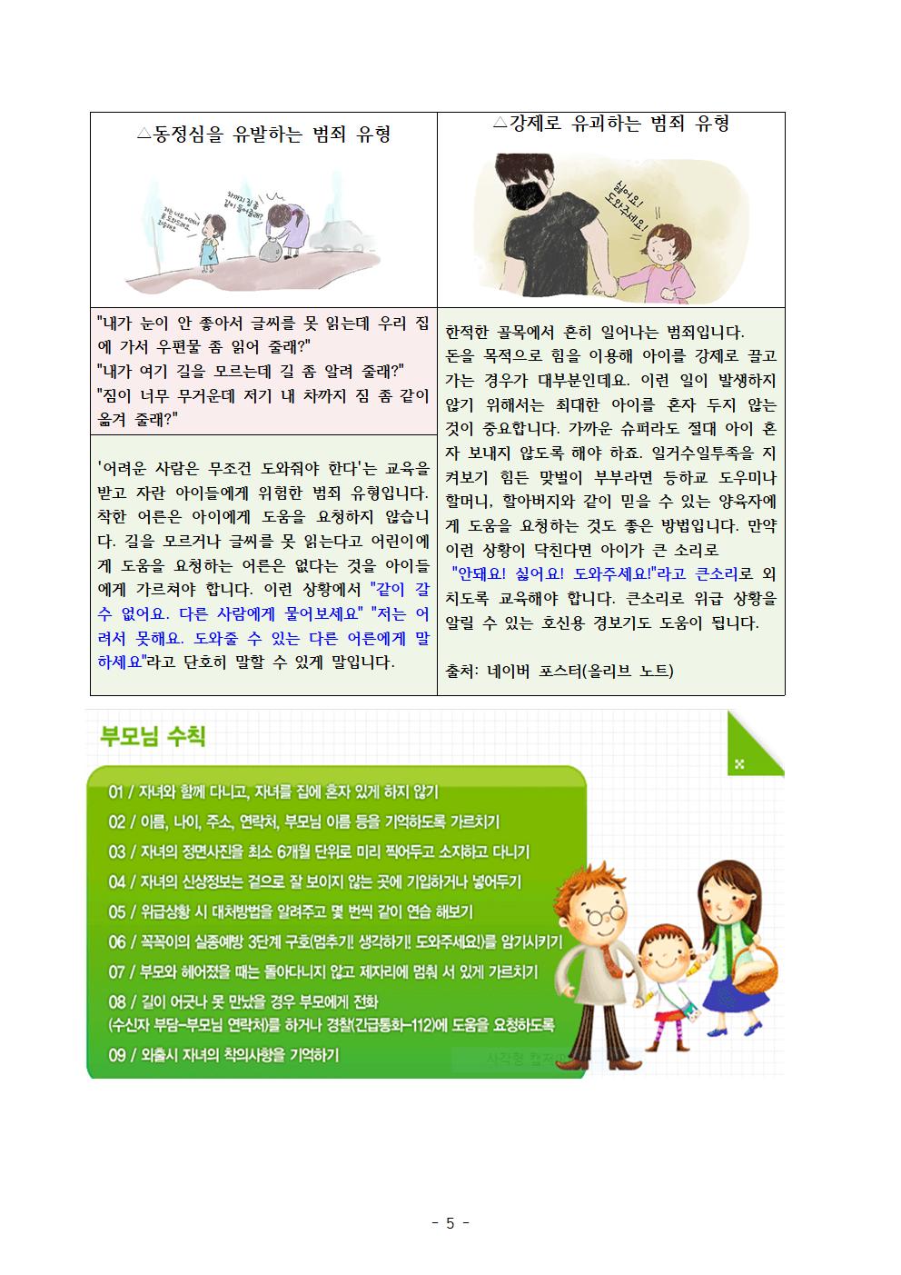 여름방학 안전사고 예방 교육 주간 안내005