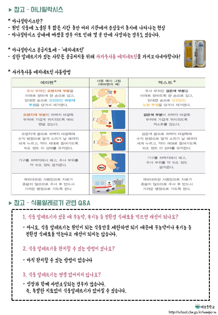 식품알레르기 3